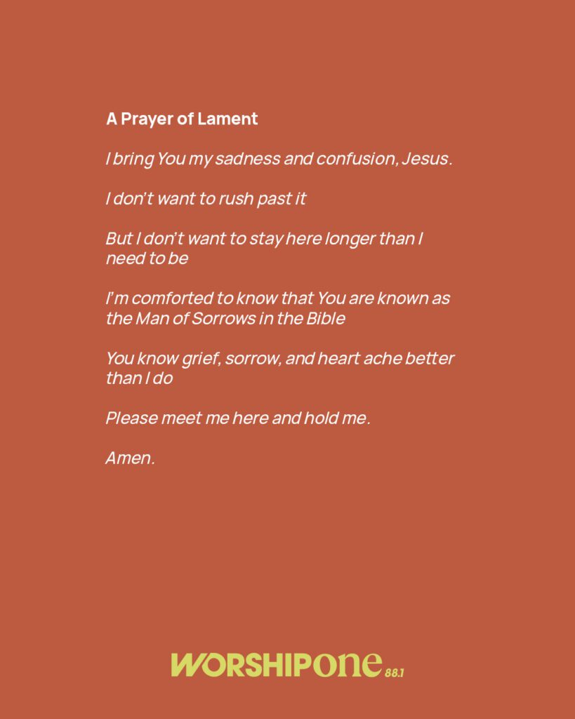Prayer of lament