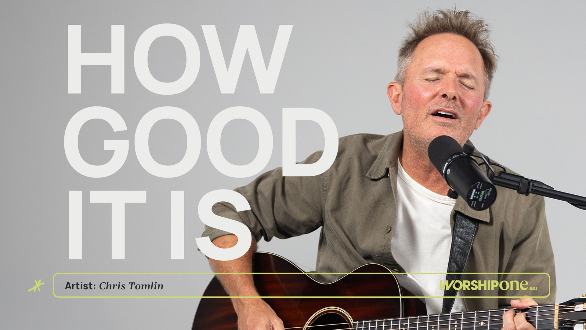 Chris Tomlin How Good It Is Acoustic Cover