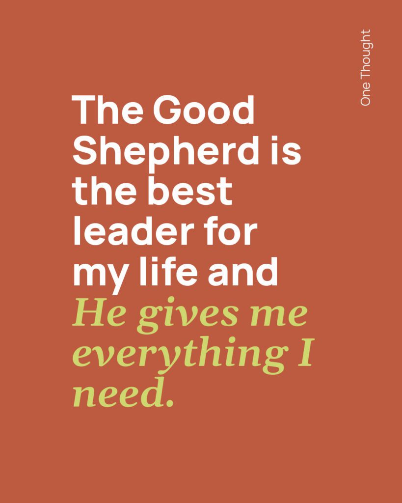 The Good Shepherd is the best