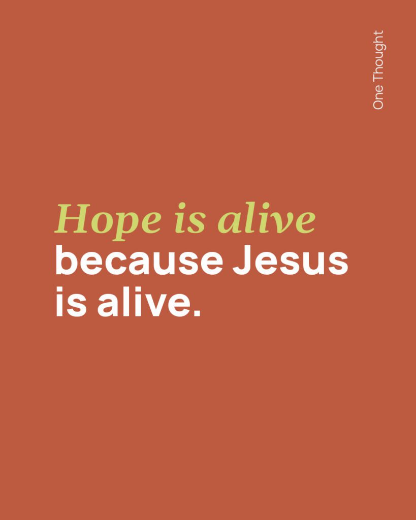 Hope is alive