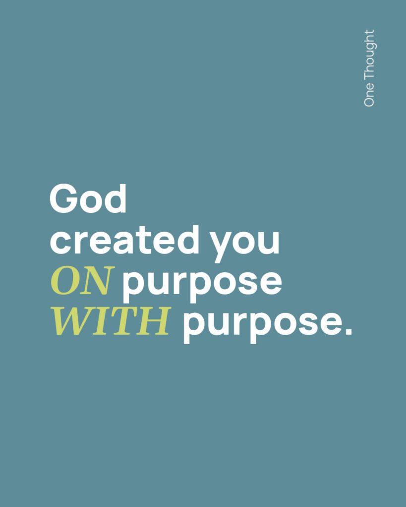 On purpose, with purpose.