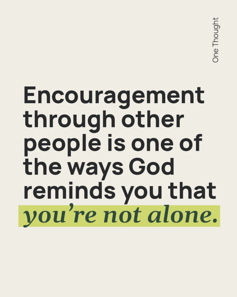 you're not alone