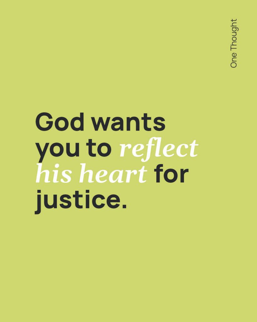 God cares about Justice