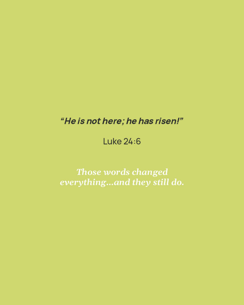He is not here