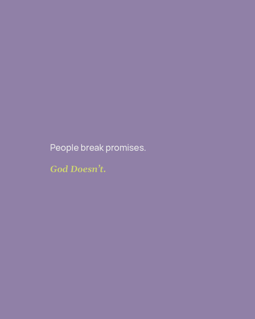 People break promises