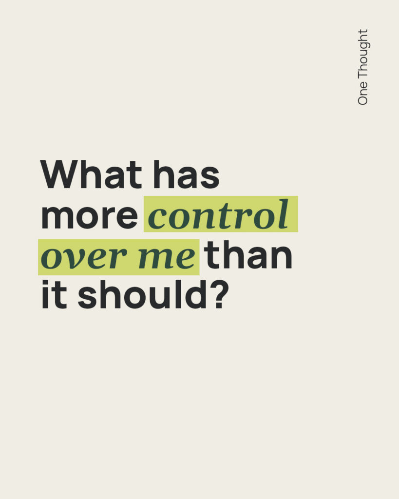 What has more control?