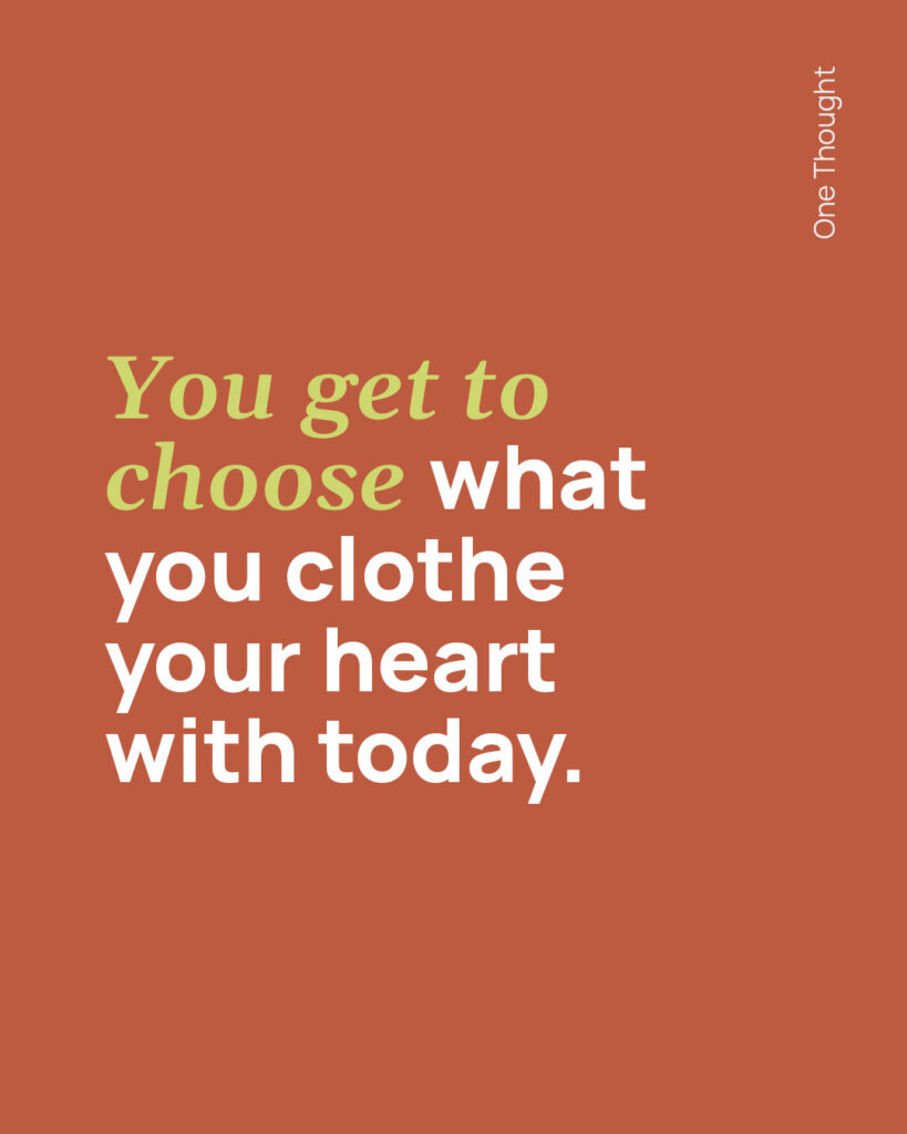 You get to choose