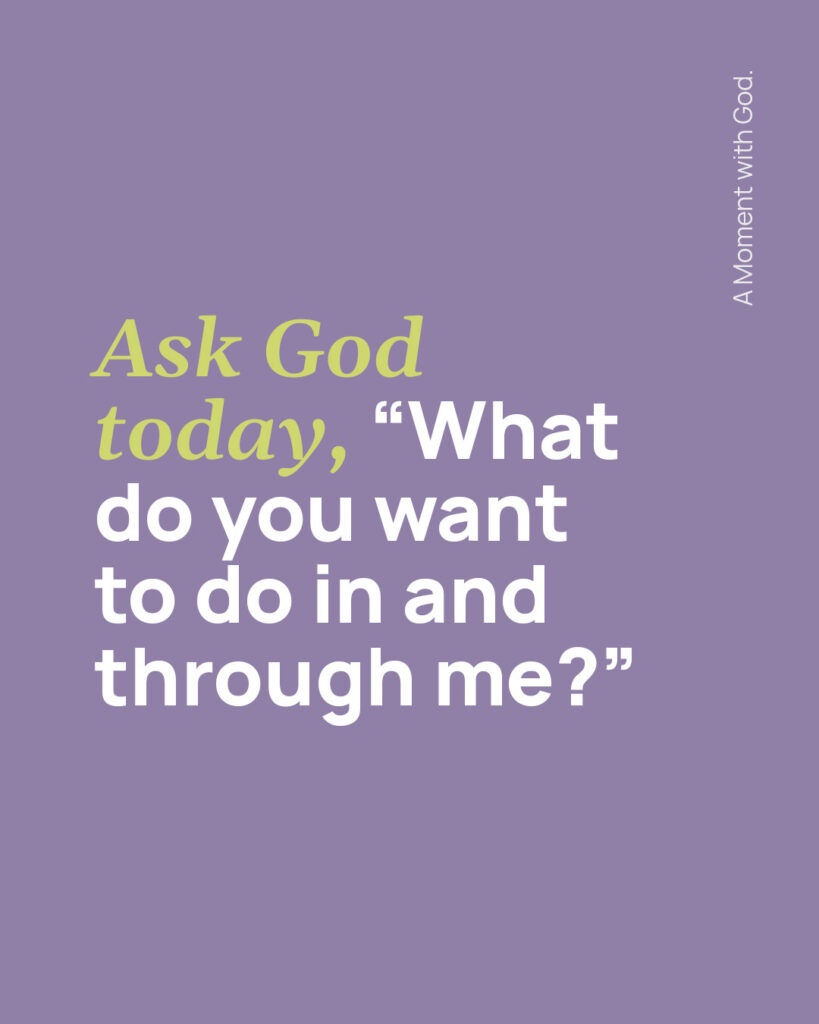Ask God today,